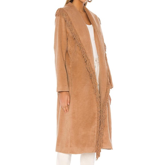 Line and Dot Fringe Coat - Picture 9 of 9